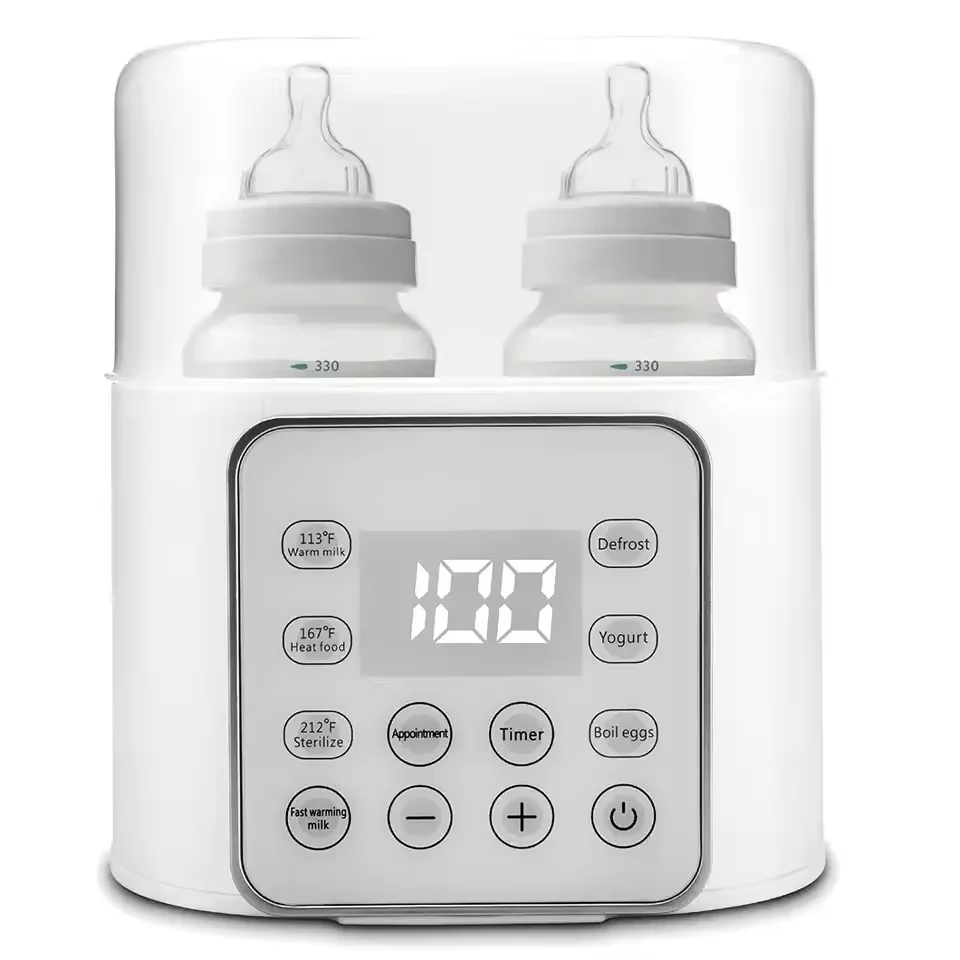 9-in-1 Multi funtion Baby Bottle Warmer Bottle Sterilizer Smart Portable Bottle Warmer and Baby Food Heater with LCD