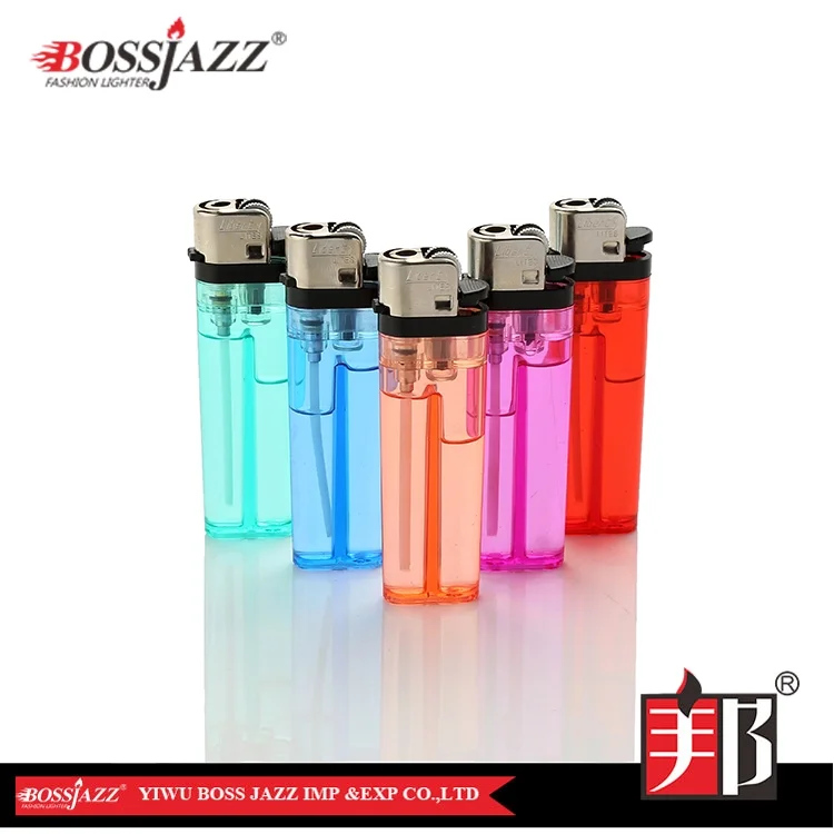flint disposable butane plastic flame transparent cigarette classic lighter
