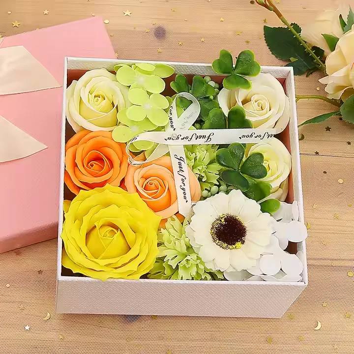 DIY custom День Святого Валентина подарок день матери розы мыло цветок подарочная коробка