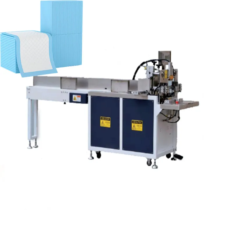 low cost full automatic Disposable bed sheets/examination table sheets/ Sanitary pads packing machine