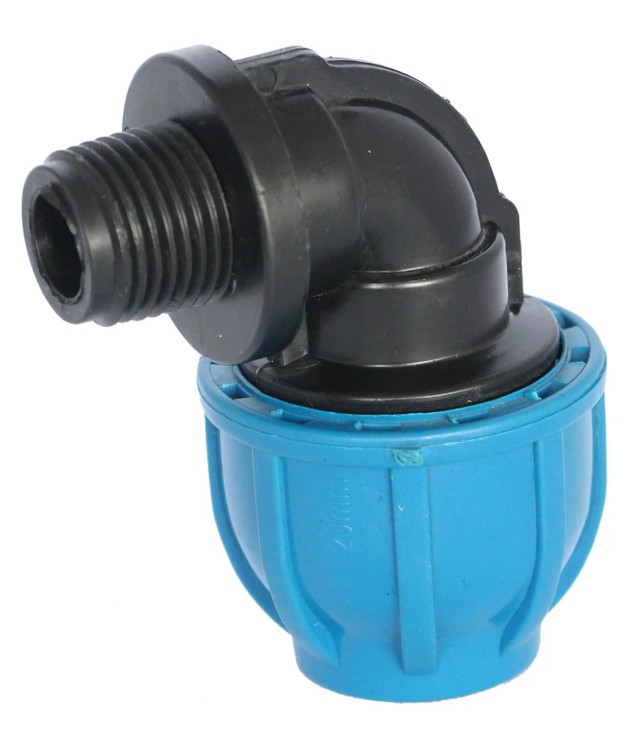 Drip irrigation hdpe pipe fitting water pipe pp compression fitting