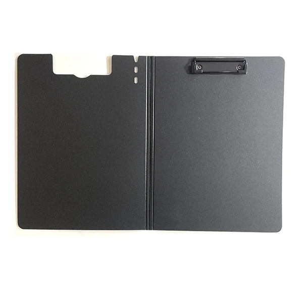 Wholesale A4 Foldable Clip Board PP Double Sided Nursing Clipboard With Pocket Board Clip For School Hospital Office Supplies