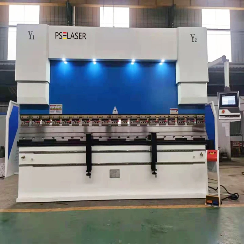 
Hydraulic cnc synchronized press brake 130Tx3100 Press Brake with DA53T CNC Controller 4+1 +2 (Y1 Y2 X R V Z1 Z2 ) 