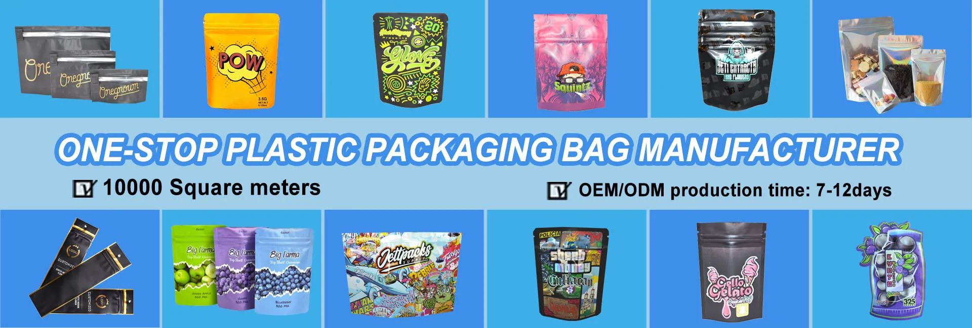 Smell Proof Custom Bag 7g 14g 28g Gummies Candy Zip Lock Zipper Doypack Food Packaging Bags 3.5g Stand Up Pouch Custom Mylar Bag