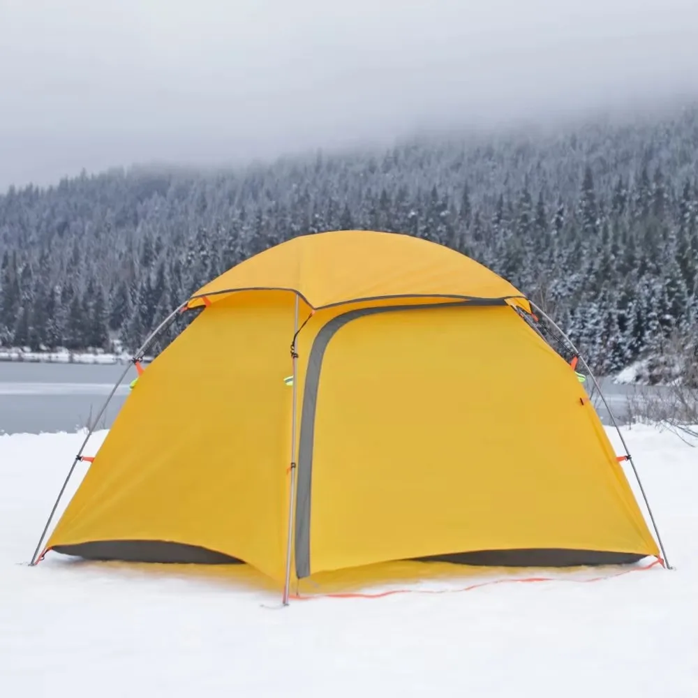4 Season Luxury Glamping Tent Heavy Duty Tents Waterproof Double Layer Camping Tent