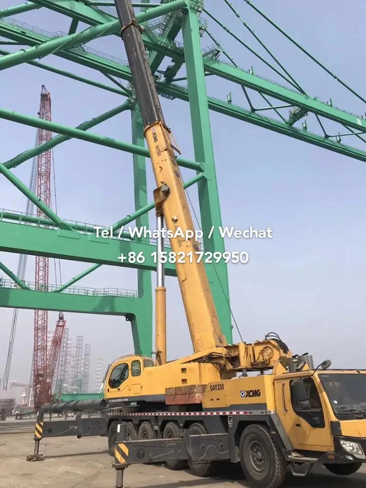 Известный бренд XCMG 200 тонн QAY200 б/у кран для продажи
