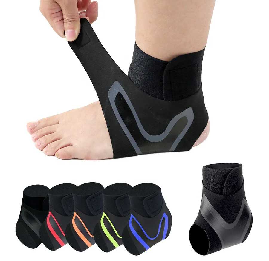 Wholesale outdoor fitness cycling running basketball sports ankle brace support for men and women