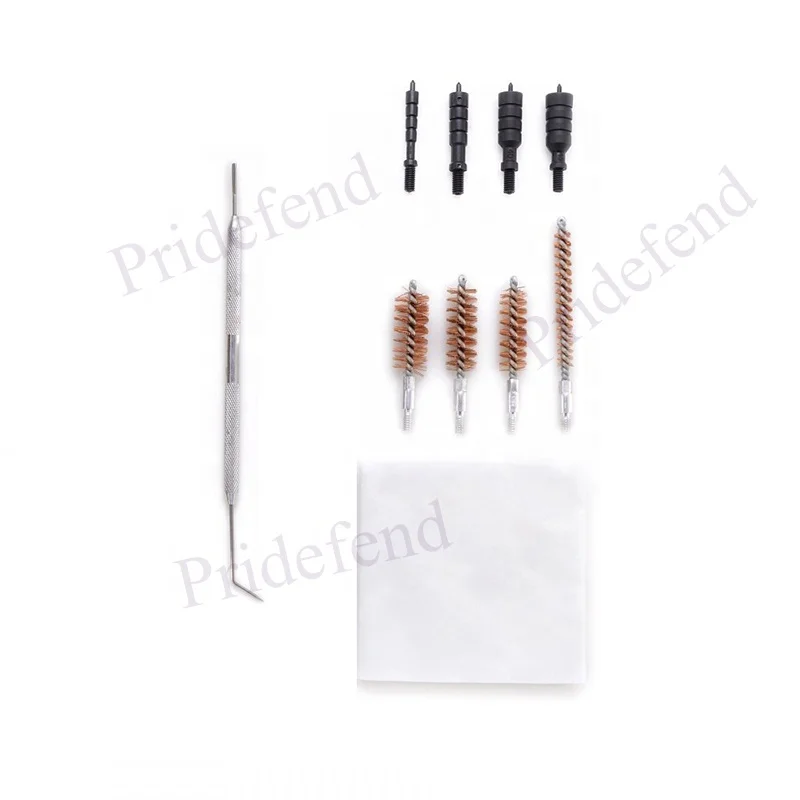 .22.357.38,9mm.45 Caliber Brush and Jag Universal Cleaning kit