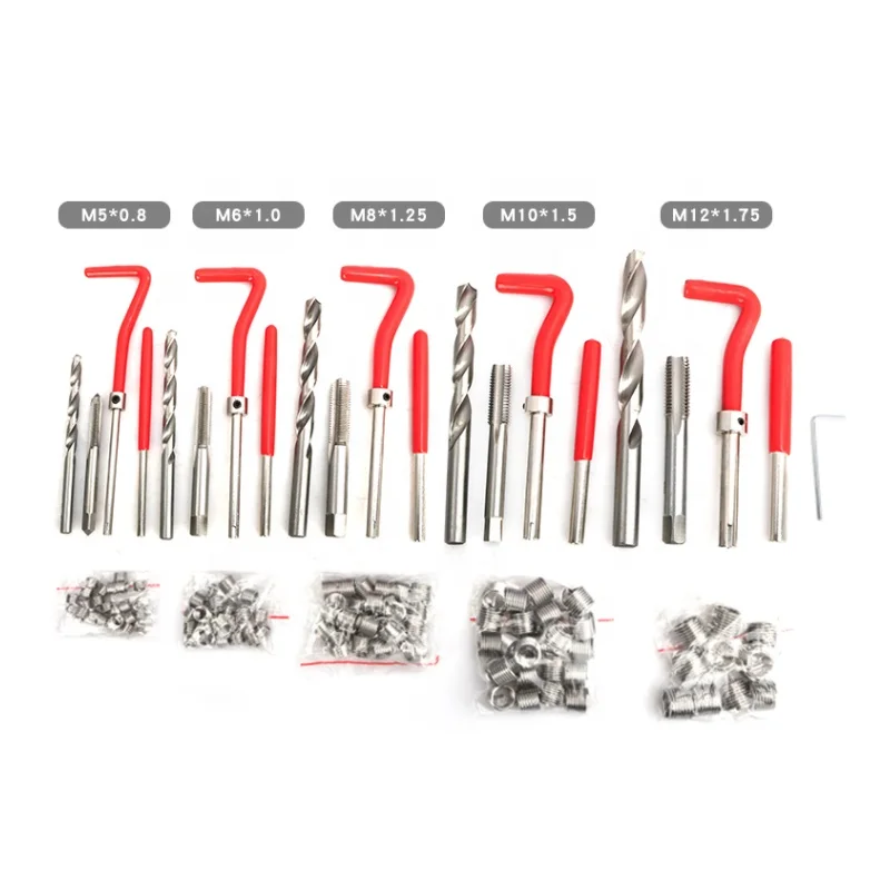 Drill bit, Tap And Thread Insert Integrated Set Thread Insert Repair Kit