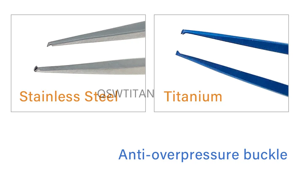 Ophthalmic Forceps with Teeth Surgical Tweezers Titanium/Stainless steel Ophthalmic Surgical Instrument