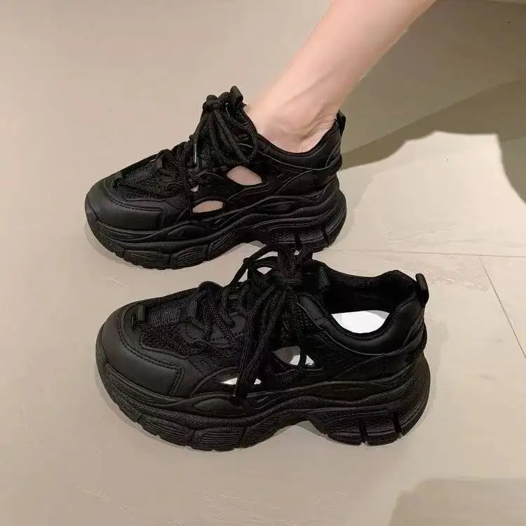 Casual Mesh Sports Women Shoes Fashion Thick Sole Woman Sneakers Breathable New Style Sneakers Women