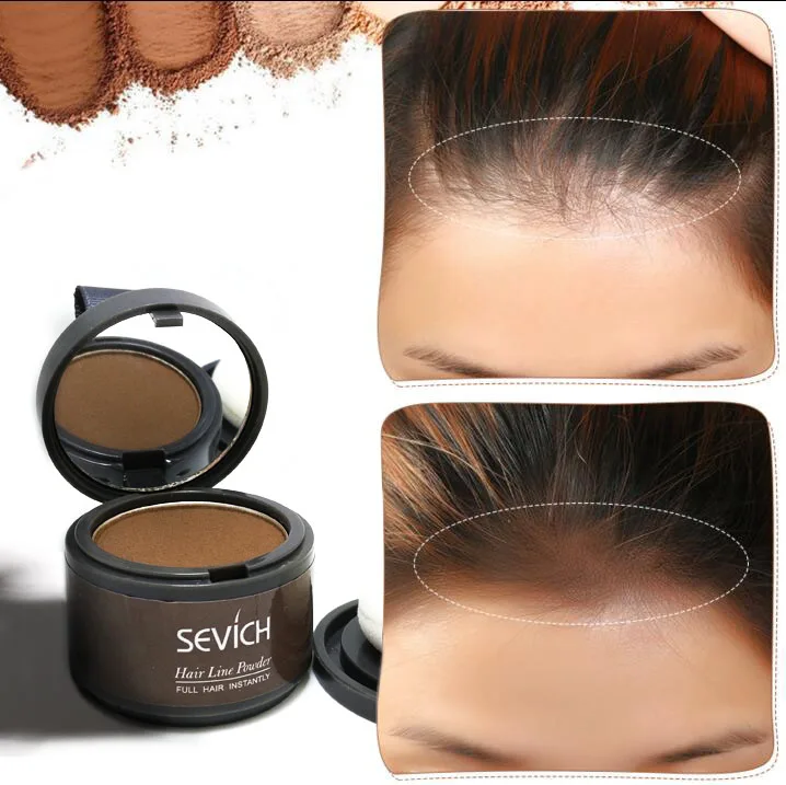 Sevich Professional Hair Loss Concealer Powder Hair Building Fibers Waterproof Hairline Shadow Powder