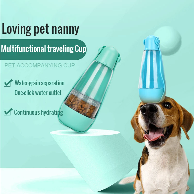 Dispensador De Agua Para нашивками Perros Botella bebedero