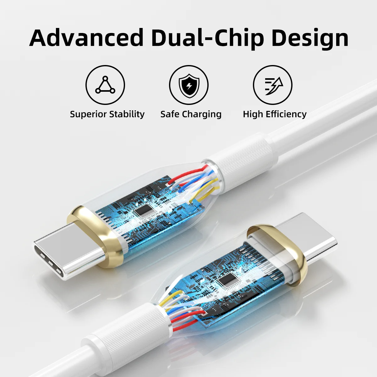 HYTO PD 60W USB C to Type C Cable Fast Charge Data Cable For Huawei Samsung Xiaomi Macbook iPad Data Line Type C