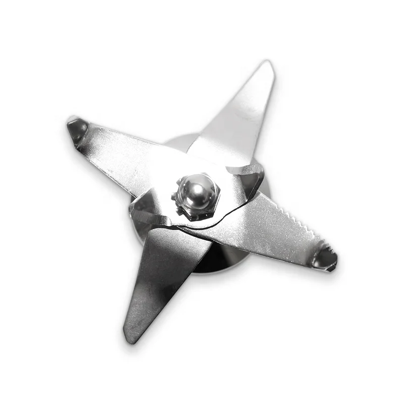 Blender Replacement Parts 6 Fins Blade Sblender Accessory Blades 304 Stainless Steel Commercial Blender Blade Set
