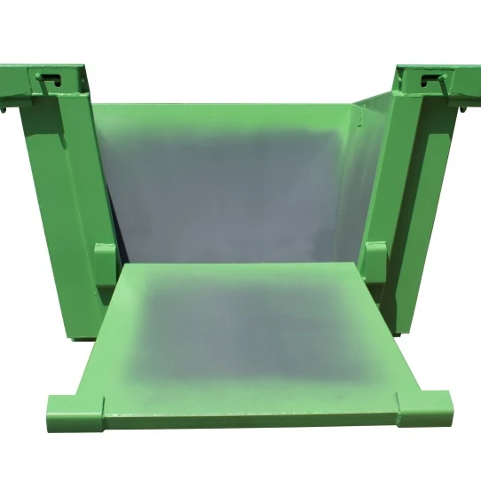 Industrial outdoor skip bin metal scrap recycling waste bin for sale