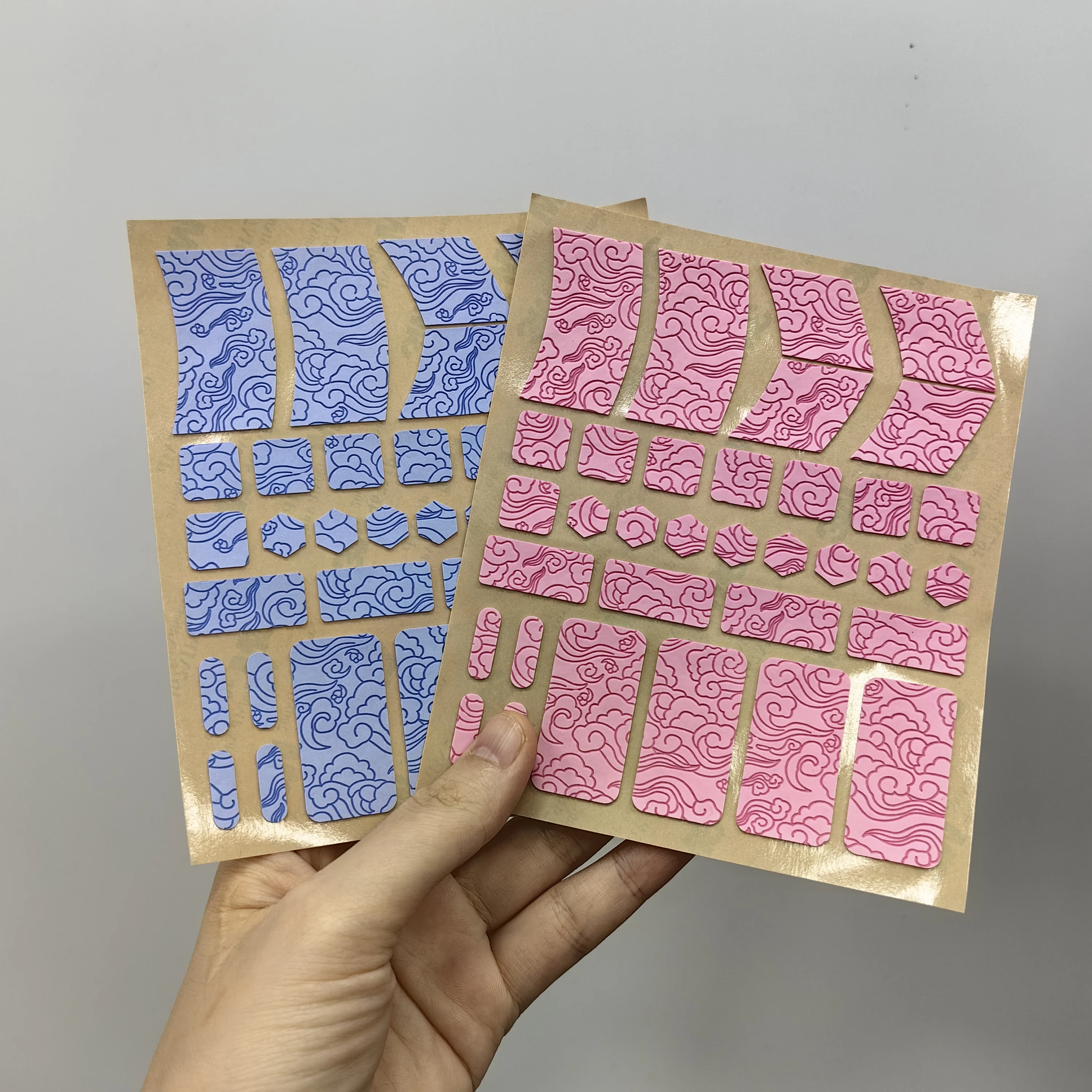 Custom Gaming Mouse Grips Ultra Thin Textured Pattern Mouse Grip Tape Diy Universal Griptape Anti-Slip Slide Grip Stickers