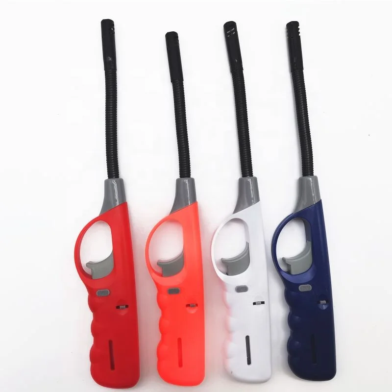 JZDD-220F Wholesale Cheap Butane Jet Flame Torch Kitchen Colour Windproof Refillable Lighter for BBQ and Tobacco Use