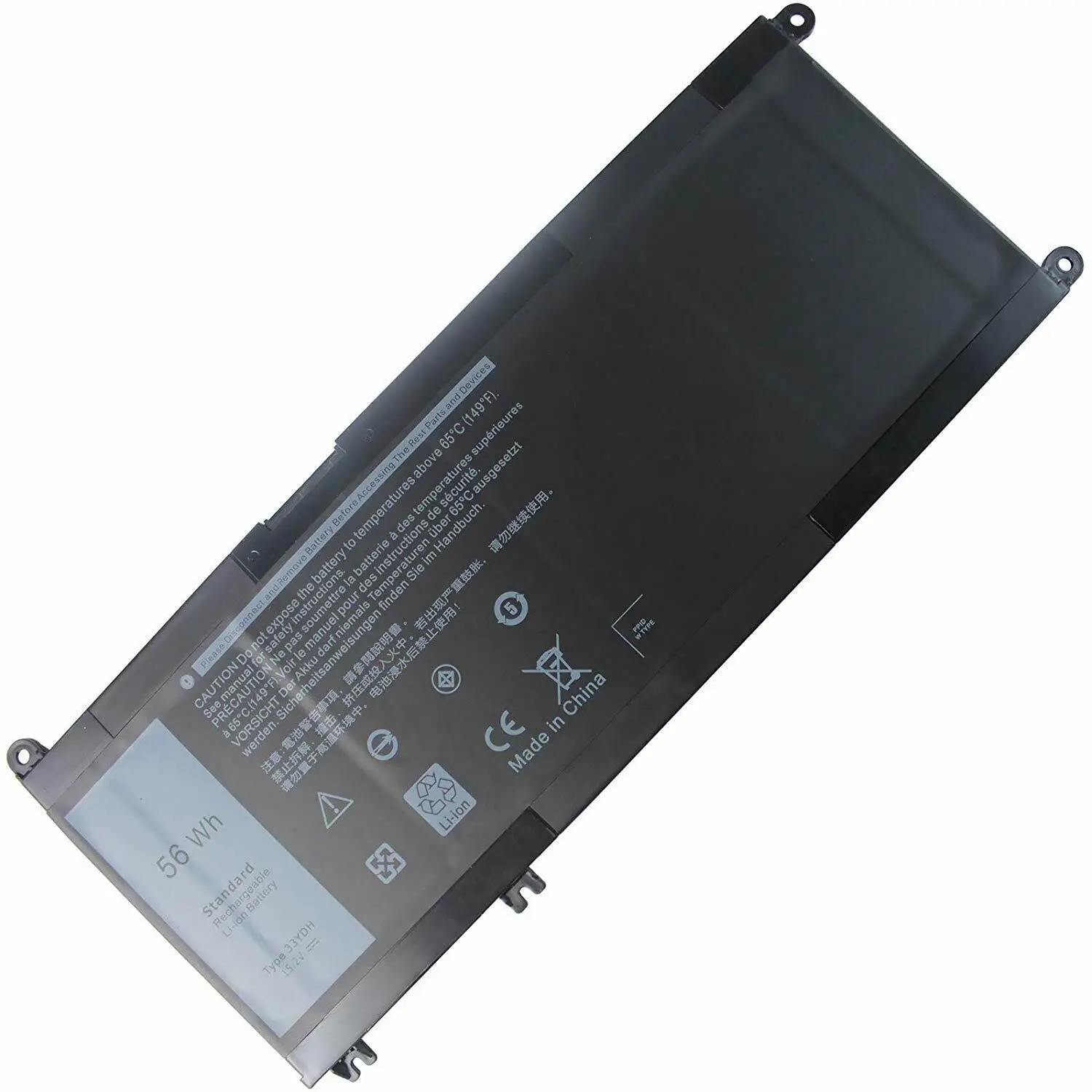 33YDH Battery for Dell Inspiron 15 7577 17 7000 7773 7778 7786 7779 2in1 G3 56Wh