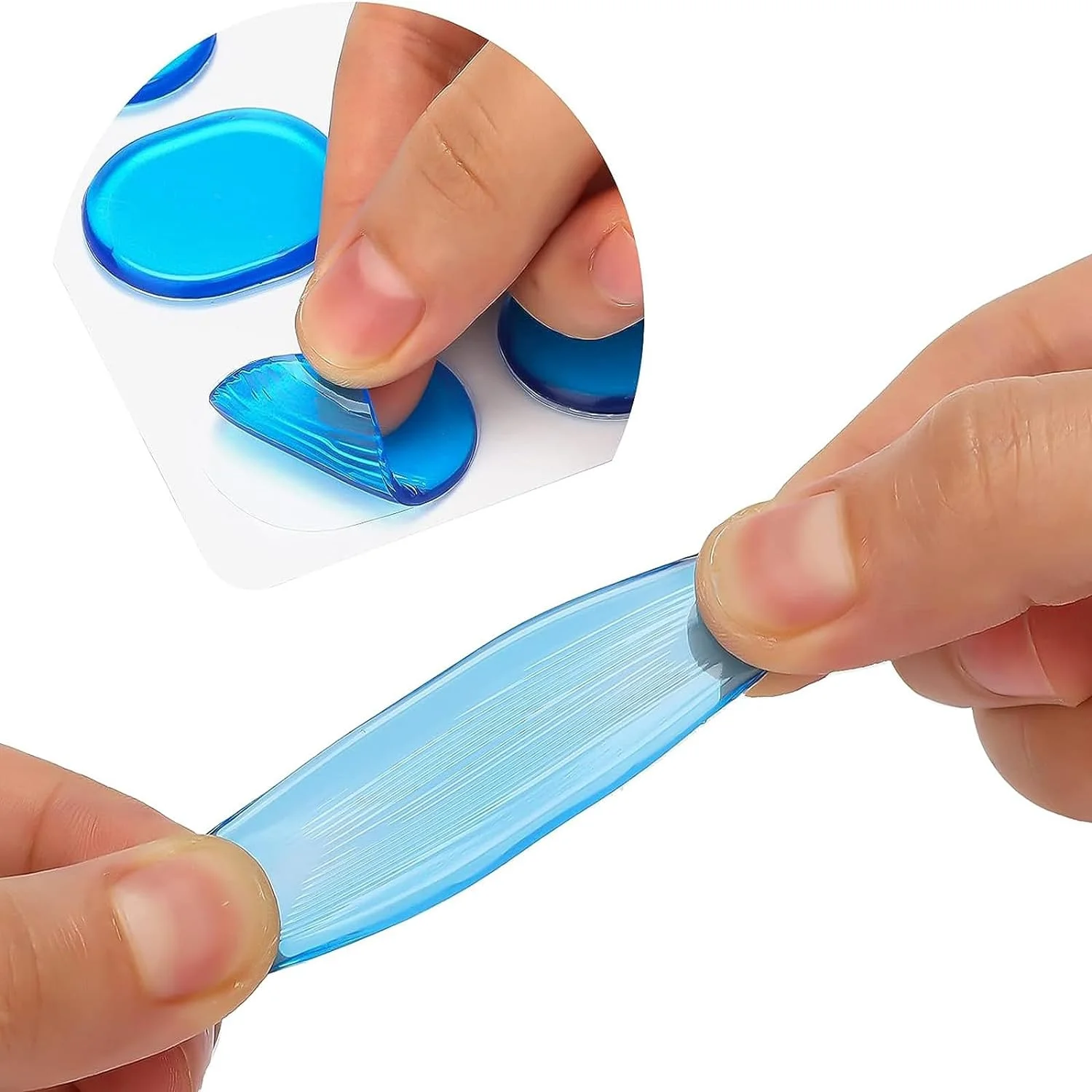 12pcs Drum Accessories Adhesive Sound Isolation Damper Gel Silencer Pad for
