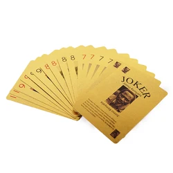 China Manufacturer Custom Design Plastic Playing Card Dubai Burj Al Arab Oro Cartas Y Naipes Dorados Dubai Dolars