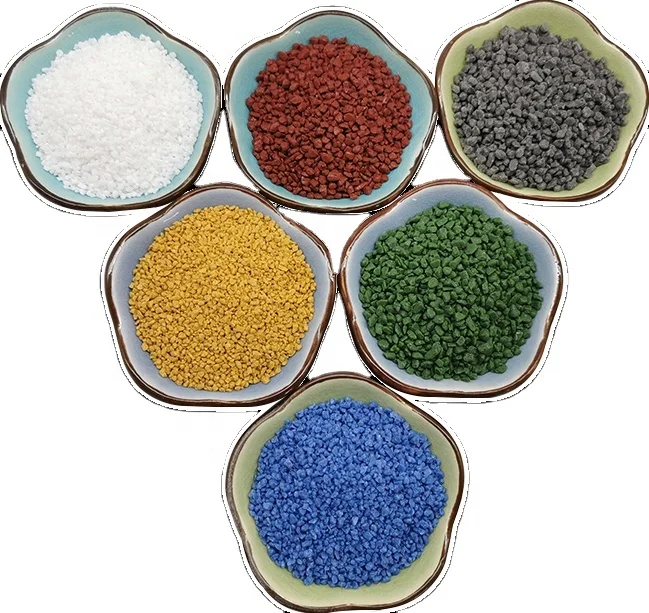 Particle Aggregates Walkway Paving Garden Floor Anti-slip Road Muti-colored Ceramics Flooring Material for Pavement Outdoor