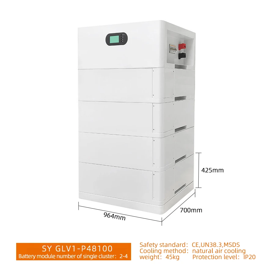 High Voltage Power Bank Lithium Battery 21.28kWh High-Capacity Stackable Battery: Ideal for Home Energy Management