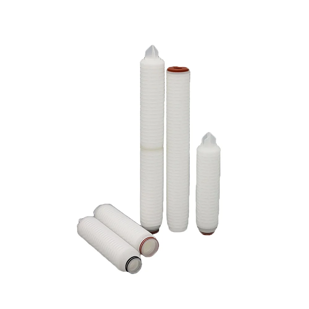 Water Treatment Machinery 1 Micron Pp Pleated Membrane Filter Element For Liquid Filter