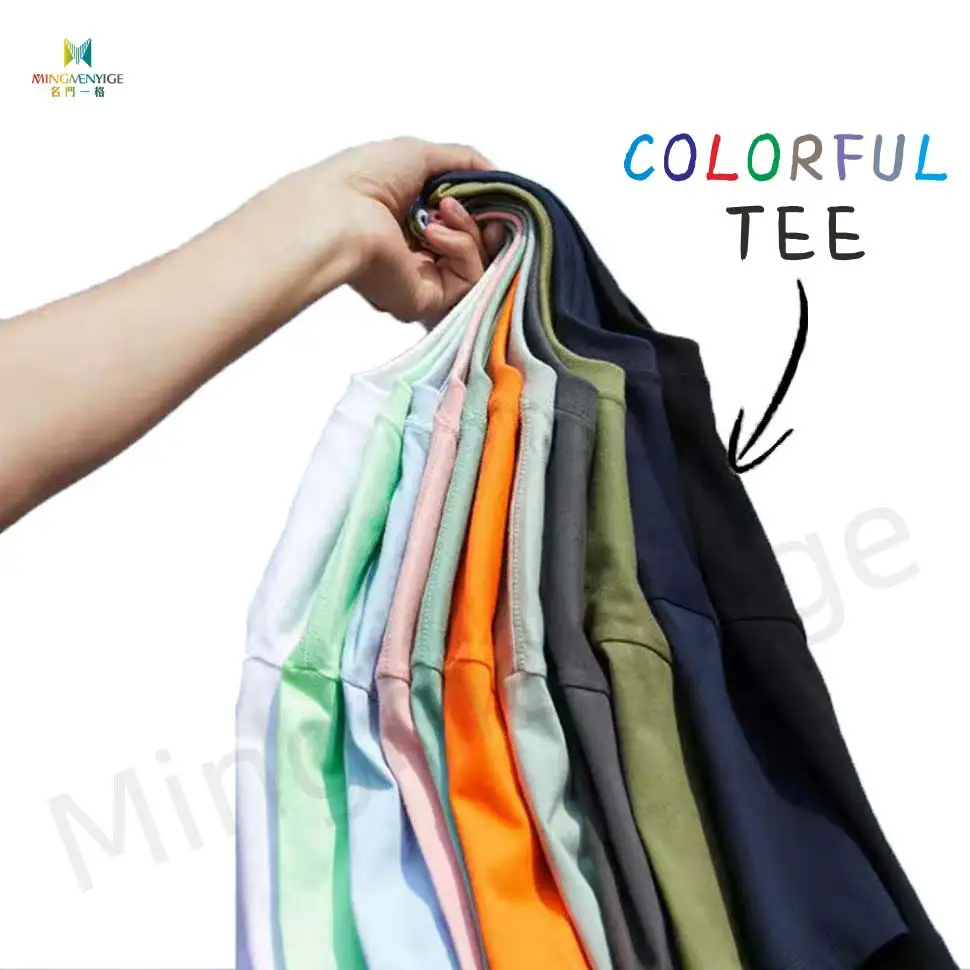 Оптовая продажа, качественная футболка, белая футболка унисекс с принтом логотипа, черная свободная футболка оверсайз с тяжелым принтом для женщин и мужчин, 100 хлопок, под заказ