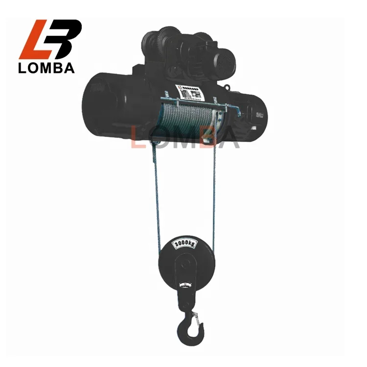 Hot sell Track gourd lifting tools Wire Rope Electric Hoist 5t
