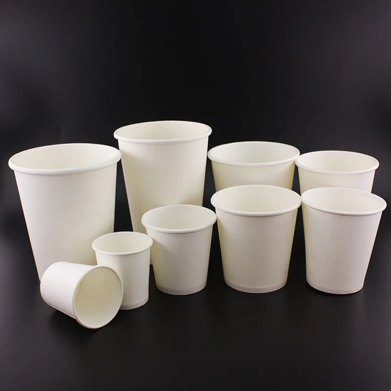 Одноразовая бумажная чашка для питья воды с принтом на заказ