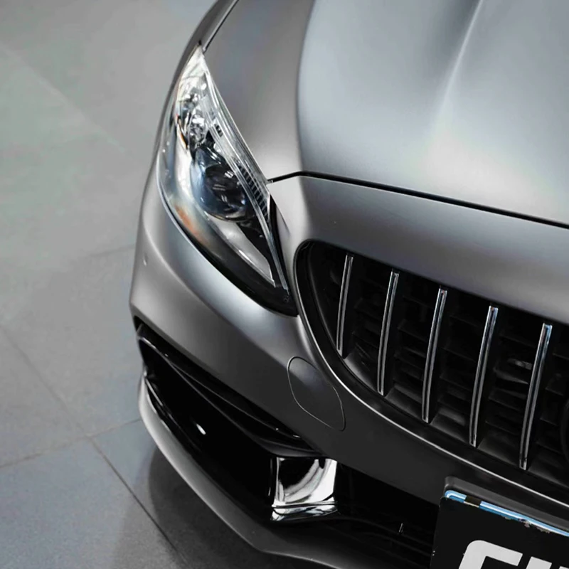 Ultra-Matte AMG Grey Car Vinyl Wrap Color Changing Car Stickers Car Body Wrapping Film