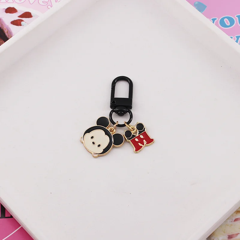 Lovely Cartoon Mouse Lot so Bear Design Metal Key Chains Anti-Lost Keyrings Backpack Bag Pendant Car Key Decoration Accessory