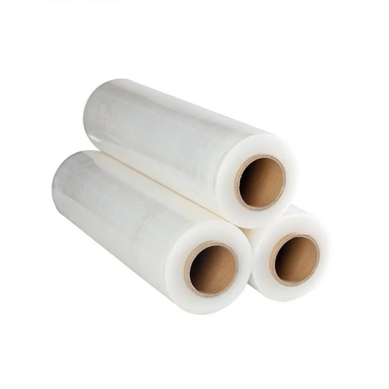 500 Mm 23 Microns Lldpe Packing Pre Rewinding Sexy English Printed Xhd Strech Film Stretch