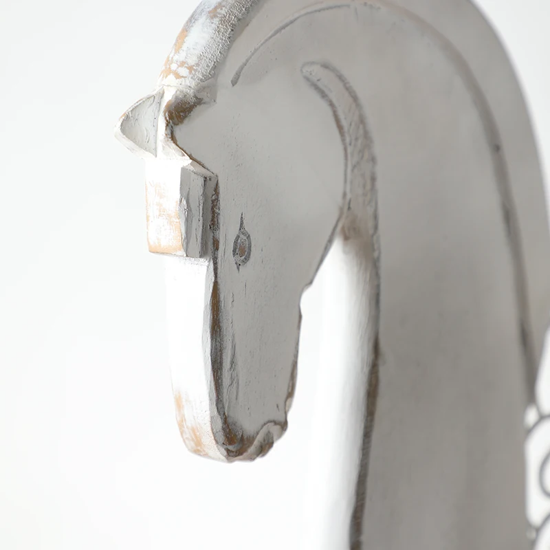 Wholesale Abstract Polyresin Horse Animal Figurine Resin White Horse sculpture