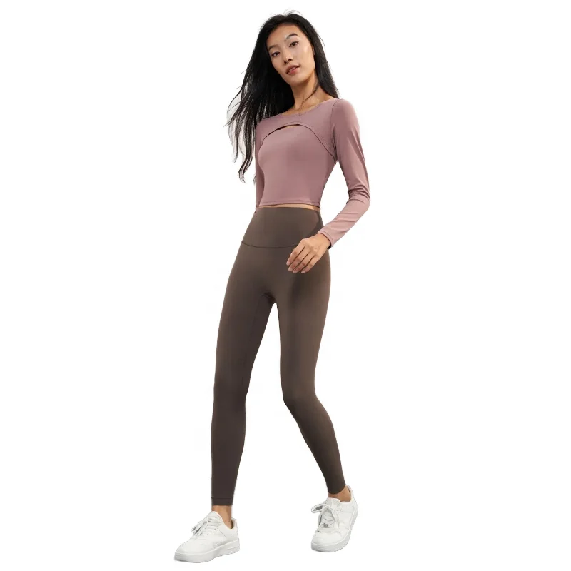 New trend wholesale fall and winter warm not heavy outer layer windproof lining thermostatic high elastic yoga pants