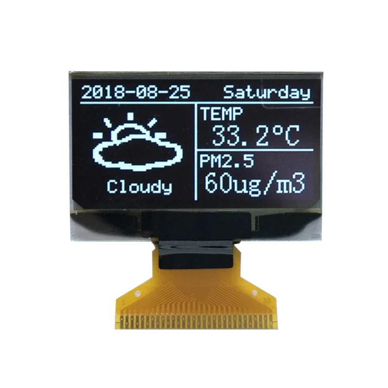 Ssd1306 1 3 'spi OLED 128x64 пользовательский дисплей