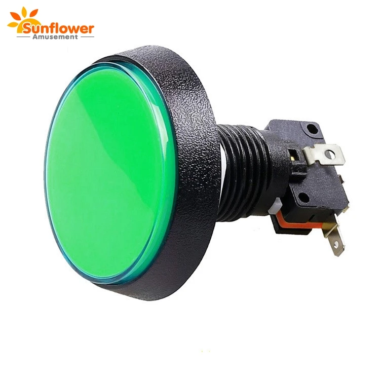 Factory direct wholesale switch LED arcade illuminated push button
