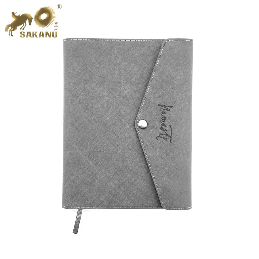 A5 Journal PU Leather Diary Premium Notebook Planner  With Buttons