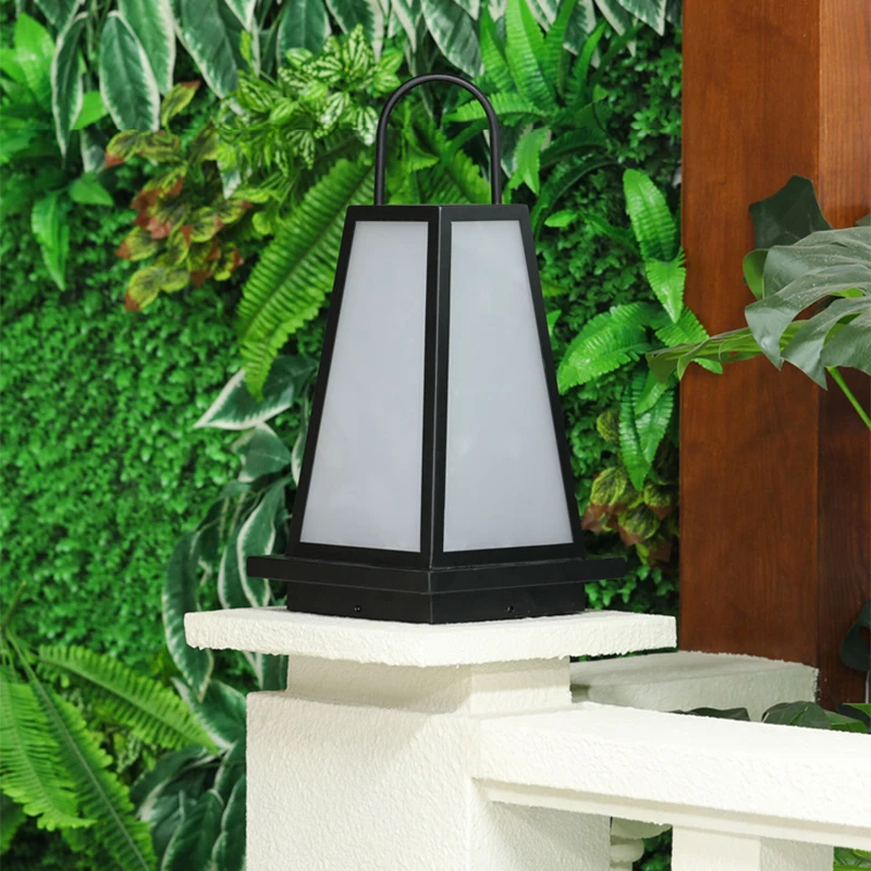 Wind lamp Japanese sushi restaurant floor lamp outdoor garden lawn lamp Japanese modern garden decorationsolar/water proof