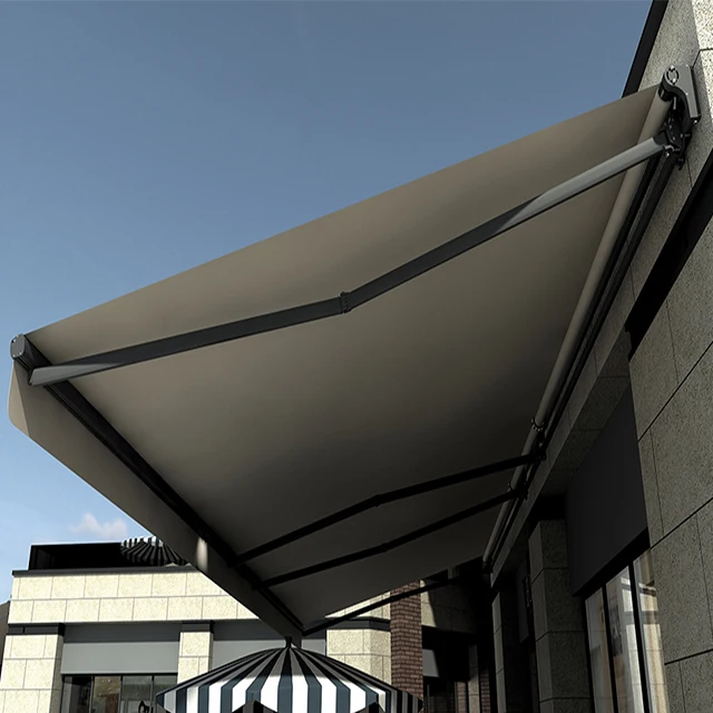 Retractable Aluminum Full Cassette Waterproof Canopy Awning Automatic Window Awning
