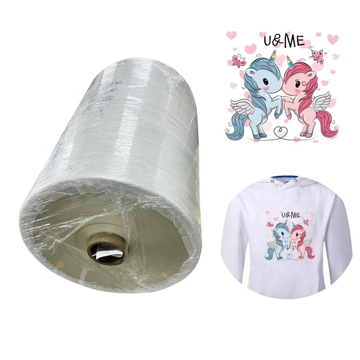 Factory Wholesales High Color Reproduction Warm Peel Heat Transfer DTF Film Roll