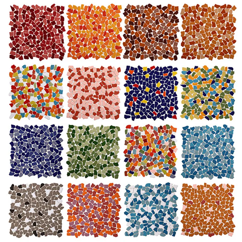 crystal swimming mosaic iridescent decorative mosaics ceramic bathroom blue swimming pool mosaic