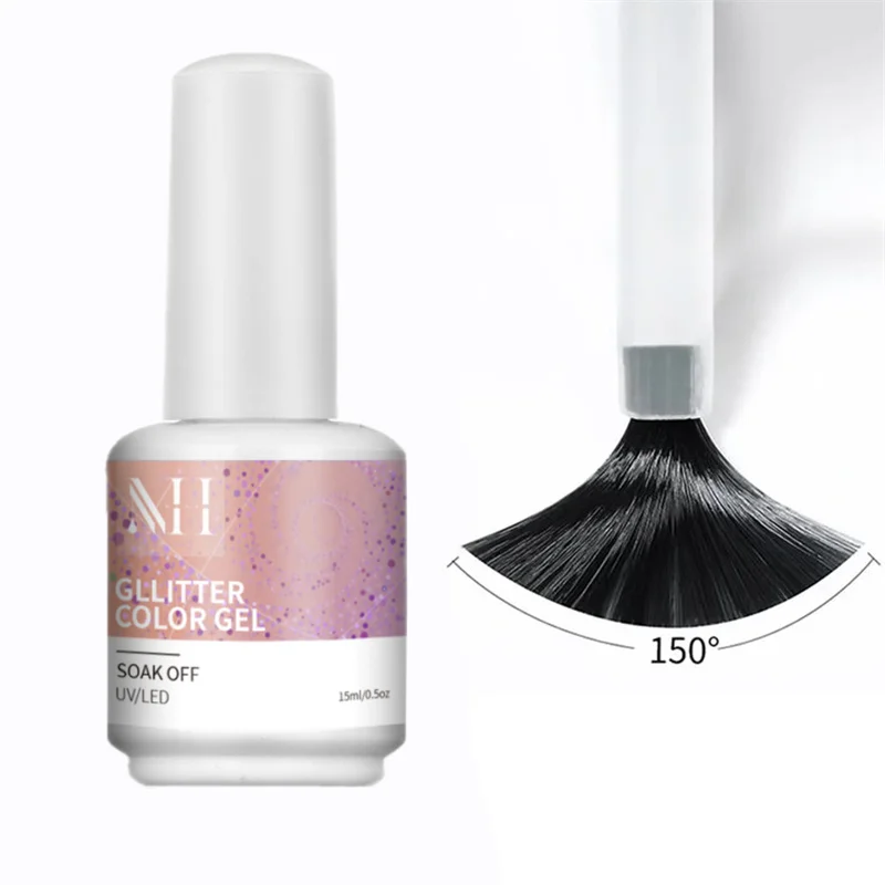 No Ketones korean gel nail polish cosmetics packaging bottle nails products for salon natural resin oem gel polish