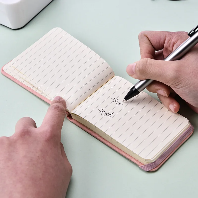 Hot Selling A7 Size Custom Logo Mini Pocket Fruit Color PU Notebook Journals Daily Planner Memo Agenda Pads Notebook