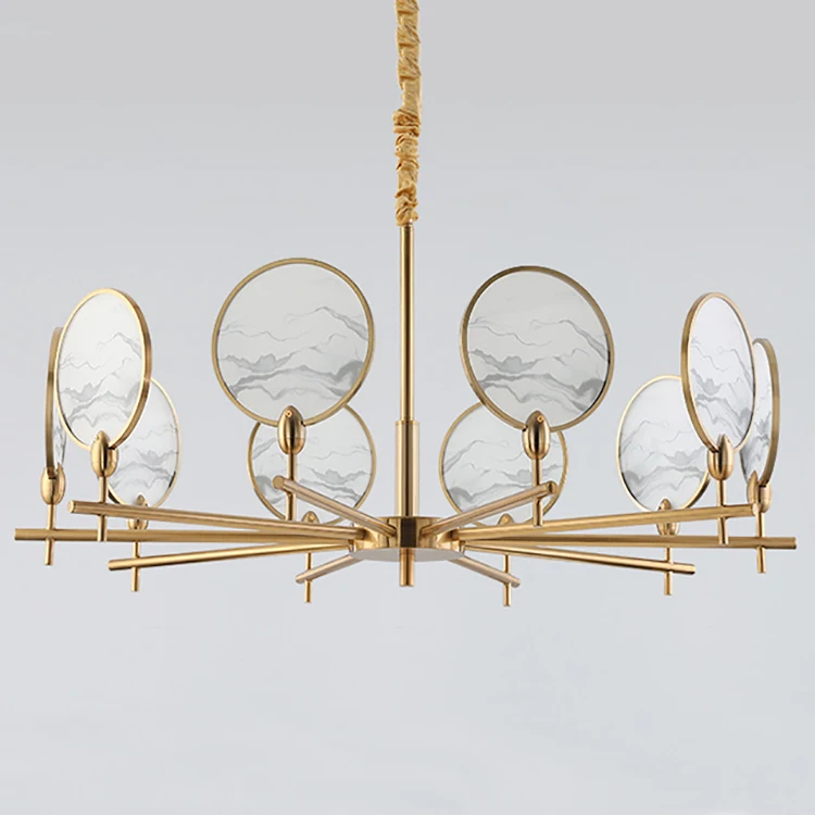 Custom large wedding Chandelier modern LED crystal chandelier lighting banquet chandeliers ceiling light