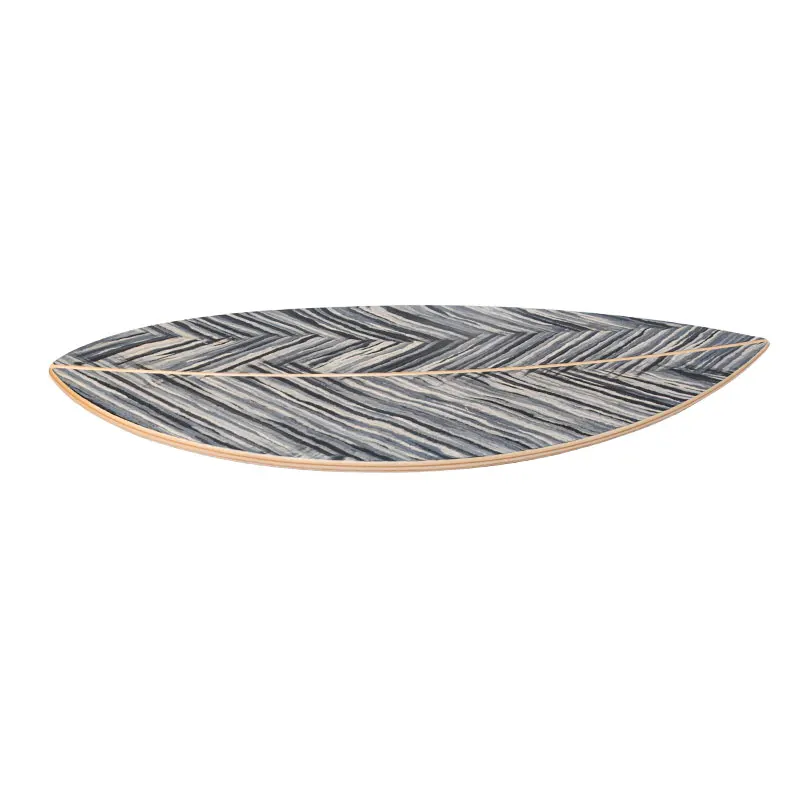 Wholesale Custom Gym Fitness Trainer Core Roller Balance Board Customized Wooden Balance Board with Cork Roller