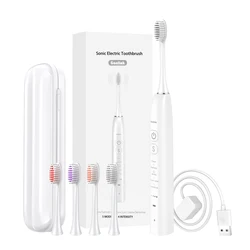 High Quality Low Price UV Body Professional Mouth Armor Sonic Deep Clean Electric Toothbrush With 5 Modes 4 Speed Travel Case