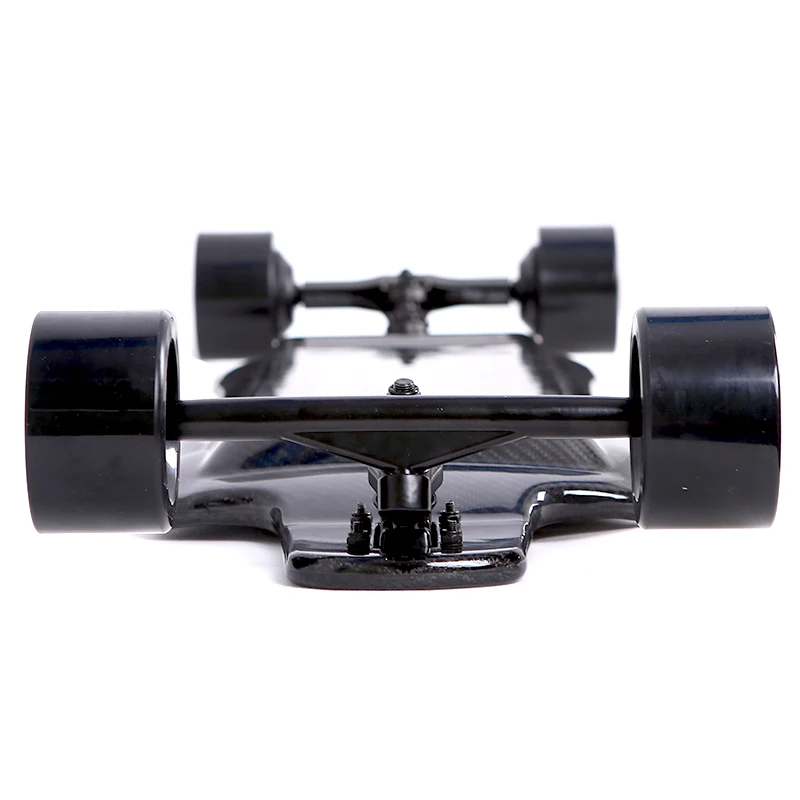2020 newest sinked style carbon fiber electric skateboard,hub motor dual drive 1200W DKP electric longboard