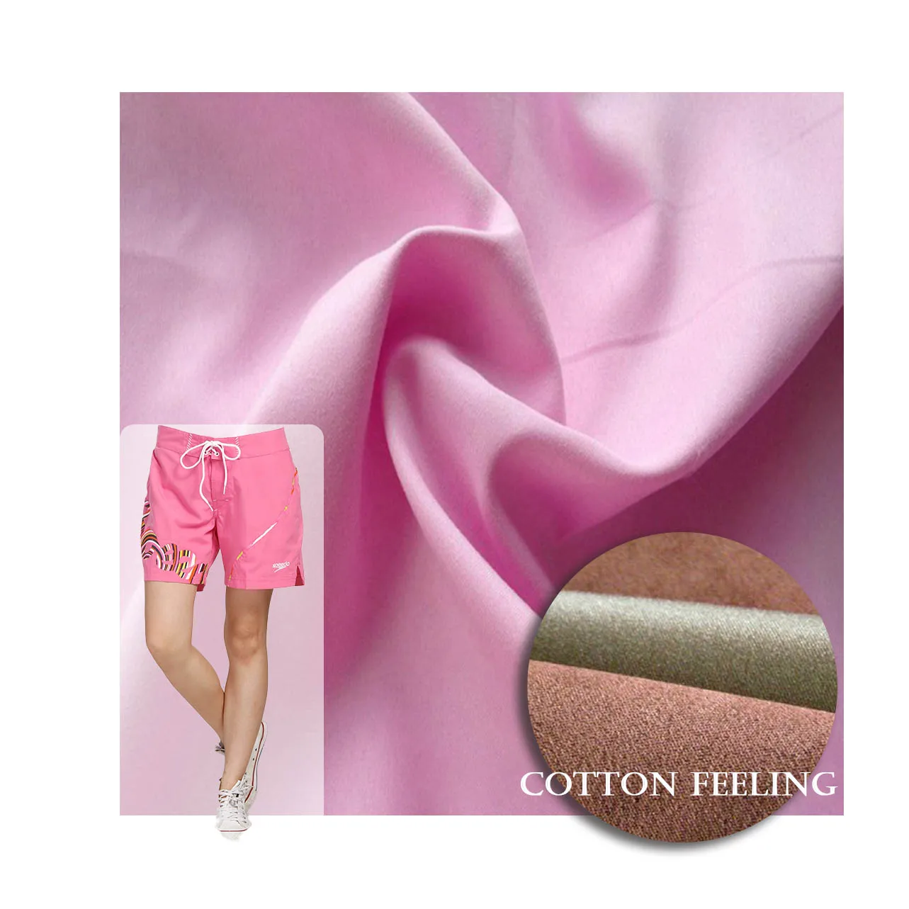 beach pants microfiber peach fabric brushed peach skin fabric 100% polyester 75D*150D DTY fabric for bedding